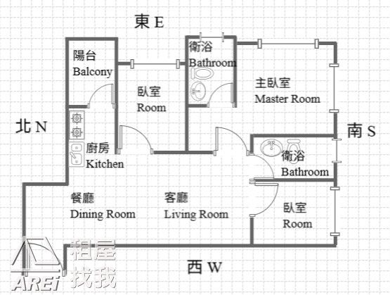 R14巨蛋珈柏麗全新出租空屋3房平車
