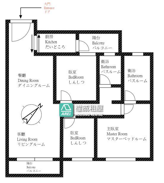 棋琴20重奏｜質感溫馨三房+平面車位｜可租補
