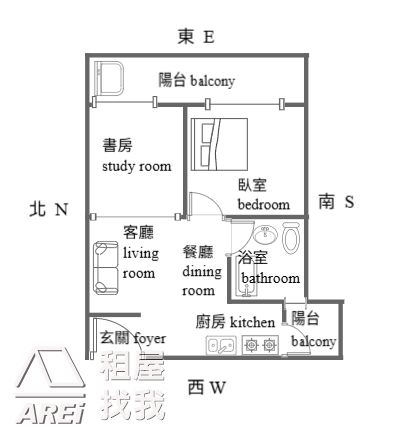 R14巨蛋商圈｜ihome質感2房