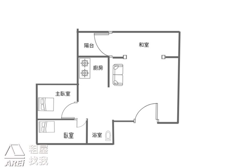 R14 |溫馨2+1房|巨蛋商圈|捷運城品