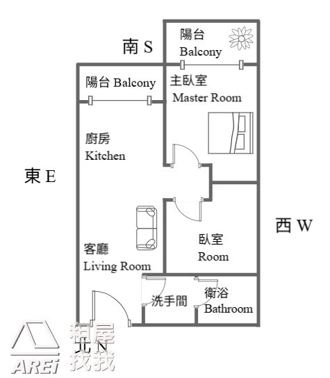 R8亞灣區｜和陸寓邸精緻都會宅2房