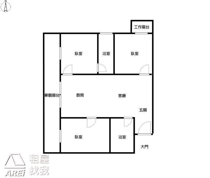 愛情河左岸｜三房愛河首排景觀宅｜可租補