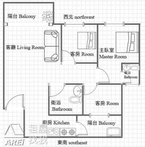 高大特區微美居｜現代景觀宅3房平車