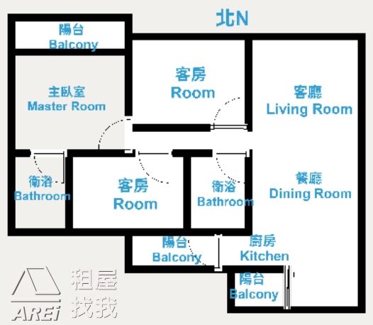 中都上銘蒔尚採光3房平車|可租補|可寵物