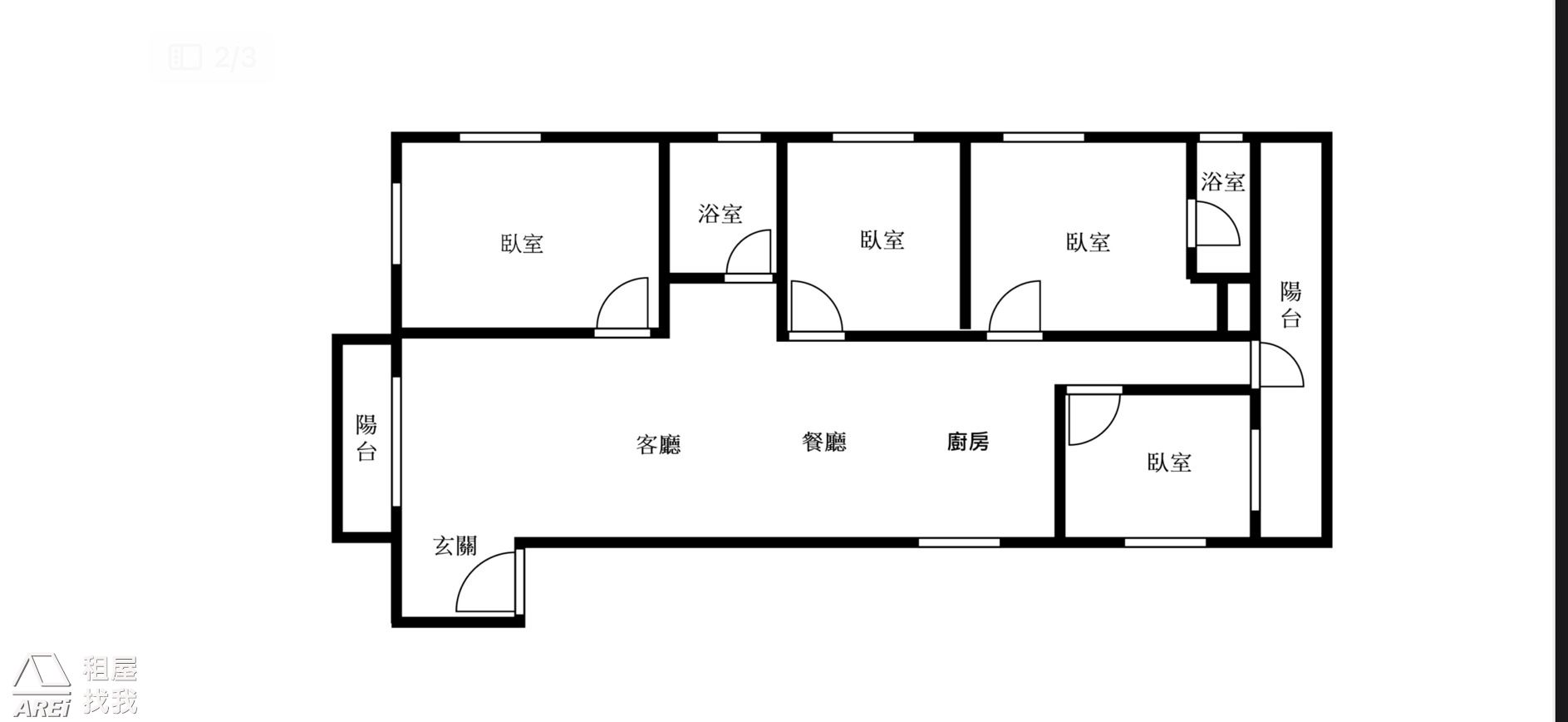 【信義國小MRT】大四房｜可租補｜寵物友善｜5F健身公寓