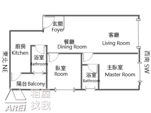 R20後勁・全新捷市悅景觀2房2衛・生活質感