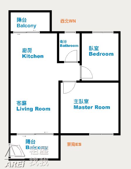 聚賢匯二期明亮大坪數全新兩房