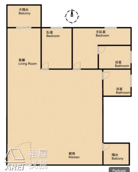 靜巷綠意新地標 | 崑庭馥御質感2+1房平車 | 可租補