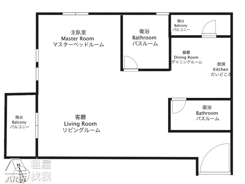 整層住家｜美術白天鵝｜精緻裝潢一大房｜開放式空間｜大平車