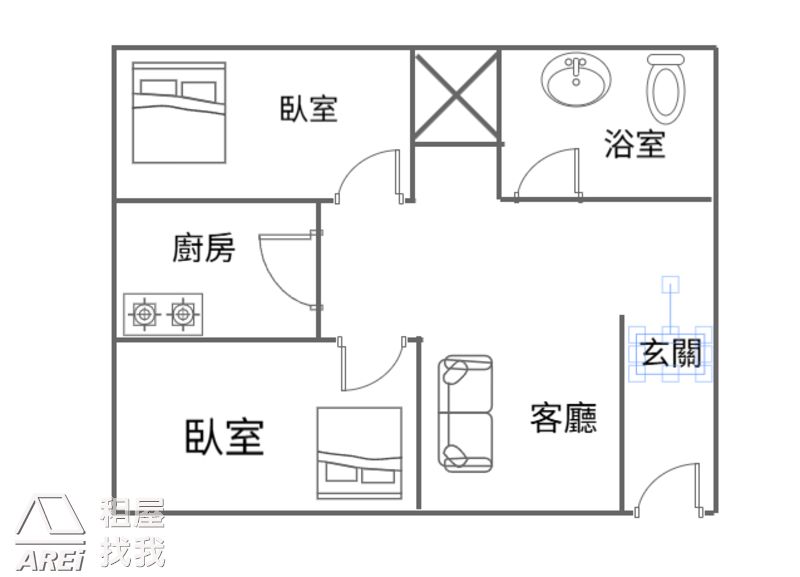 時尚帝寶全新出租可租補