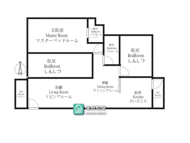 近文化中心、夢時代｜優質2+1房含車｜可租補