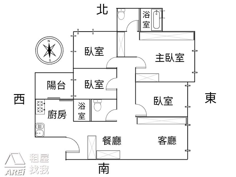 🎨 可報稅｜美術館青海商圈｜惟美術｜高樓層景觀4房B1平車