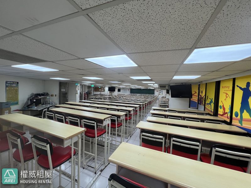 美麗島捷運站辦公室補習班｜權狀177坪