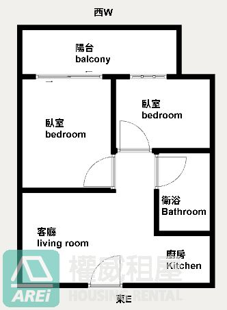 高雄大學微美居全新2房平車可租補