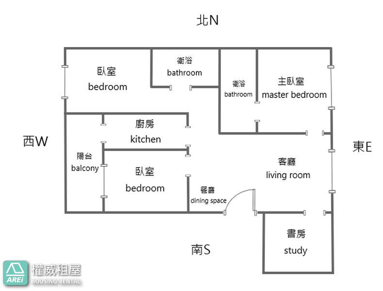 生態園區MRT｜芙蓮天｜採光典雅3+1房含平車