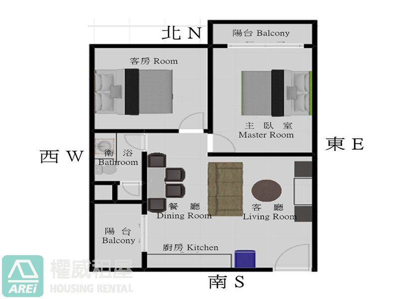 美麗島京城閃耀之旅高樓兩房