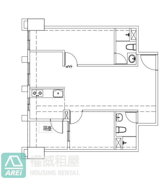 歸仁｜遠雄明日讚｜近高鐵優質2房出租