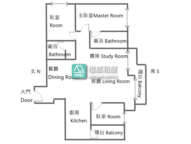 市政府精緻太普君品3+1房+平車空屋
