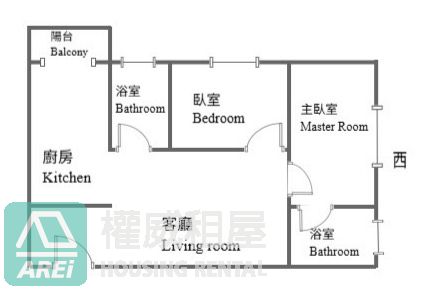 陽明第一廳｜陽明國中旁2房雙衛平車｜可租補