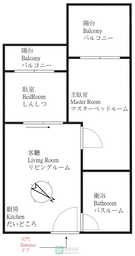 橋科綻｜正捷運宅2房平車｜質感設計｜近全聯｜可租補