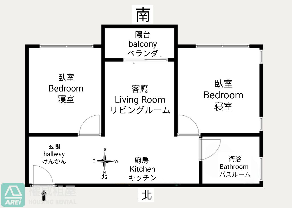 美麗島MRT∣銳揚YES雙捷運∣精品正二房∣可租補