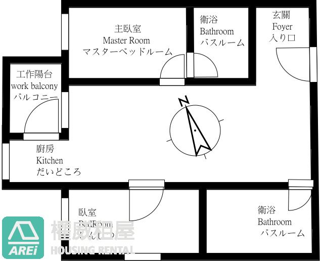學區宅｜雙公園｜家樂福｜捷運宅｜全新2房2衛×平車×洗碗機