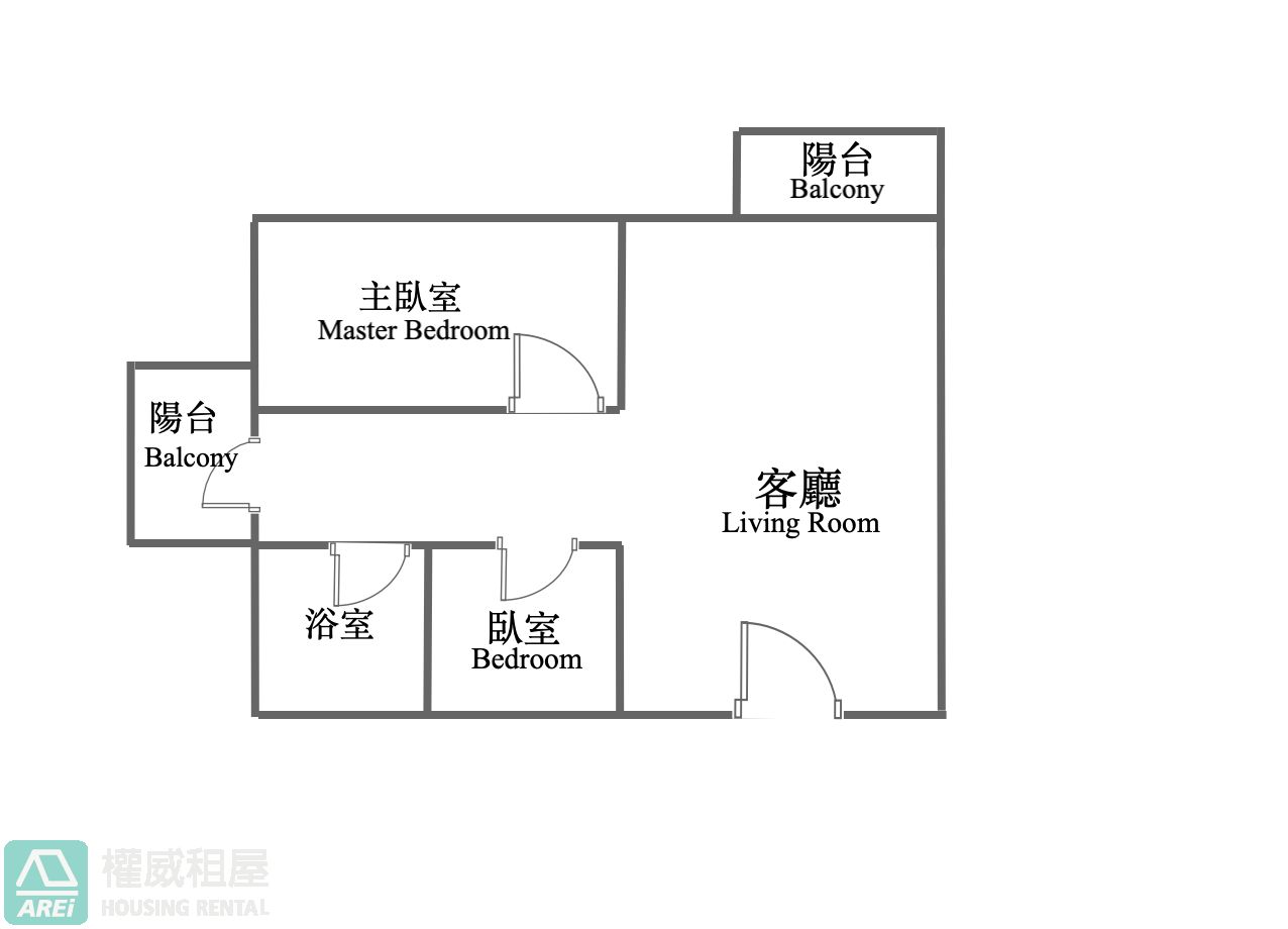 品學之道2房一廳實惠空屋