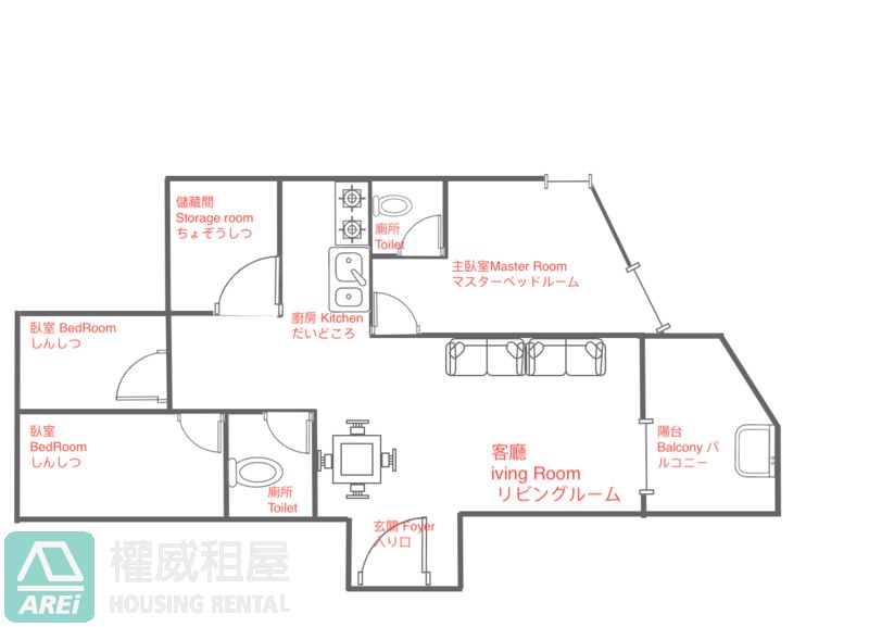 🏡【西子灣｜濱海二路二樓公寓出租】