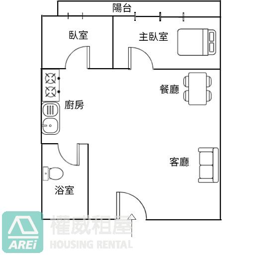 i世界最優選擇 I 大空間兩房平車可租補可養寵