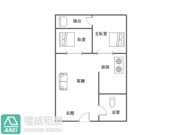 大樂河堤世界全新輕奢兩房可租補