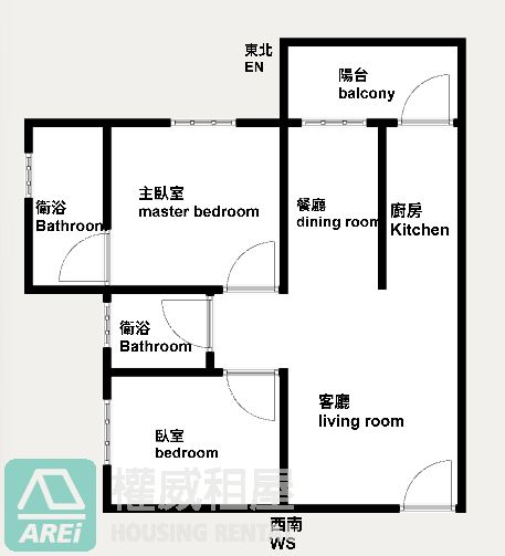 中都綠森活清淨2+1房車位可租補