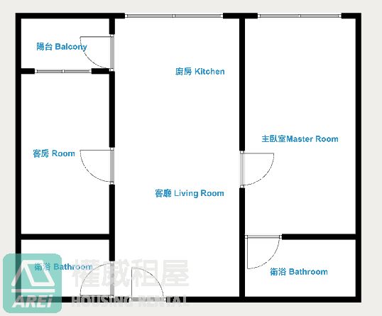 靚陽明全新溫馨2房