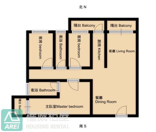 君峰｜到O7站即到家｜高樓景觀3房雙平車