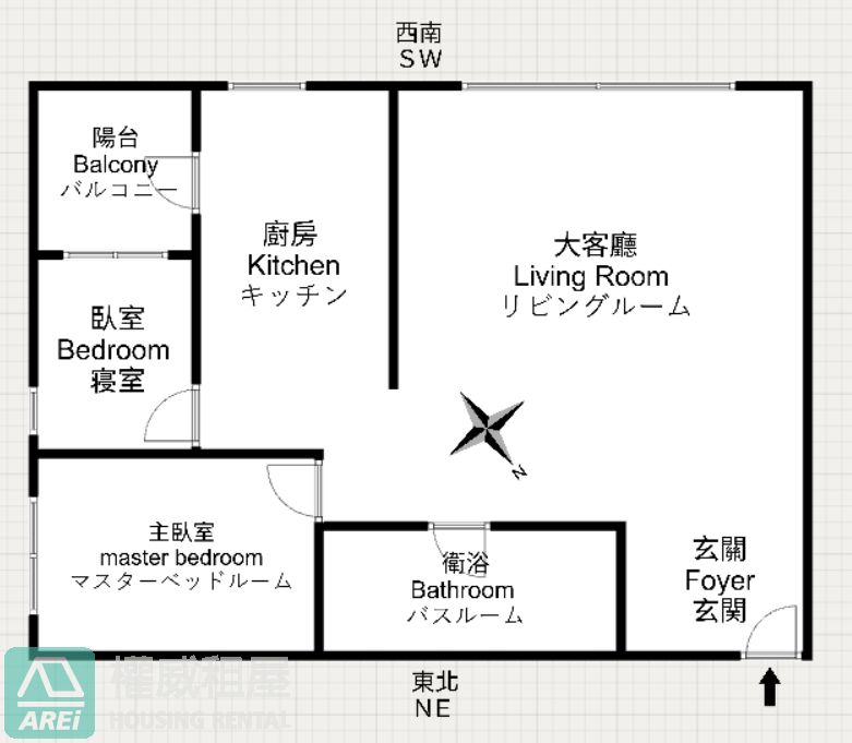 輕軌C28∣麗晶天際∣高樓明亮二房平車∣租補寵物宅