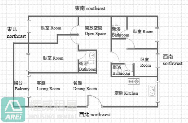 R15生態園區寬敞溫馨3+1房寵物宅可租補