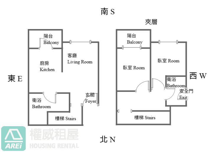 草衙精讚｜稀有樓中樓｜質感2房雙衛浴