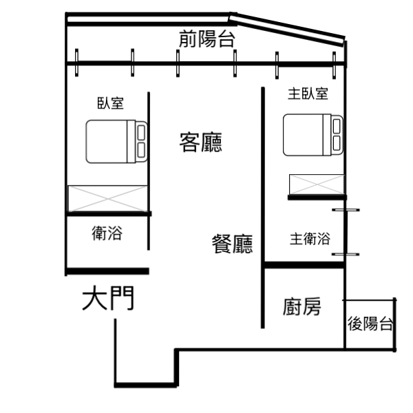 愛情河左岸高樓層景觀全新質感3改2大房