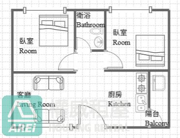 建工商圈加樂富｜溫馨2房平車