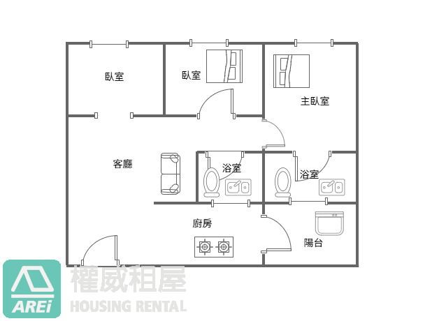 高大特區崑庭馥御全新2+1平車可租補
