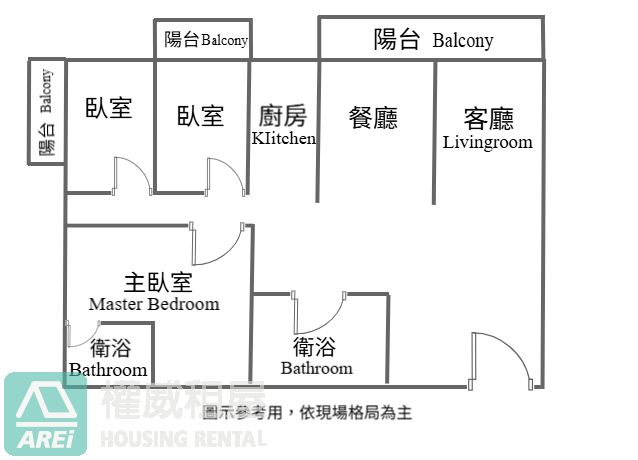 Top協勝發|高鐵特區|高樓景觀讚|大三房三陽台