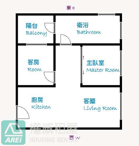高雄車站高雄站前質蘊2房