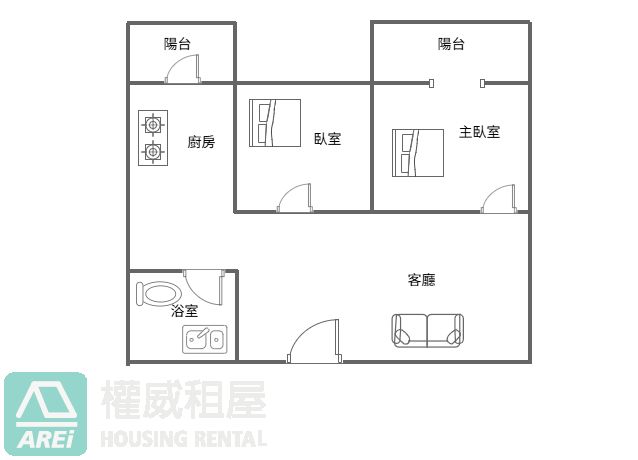 霞海特區興連城@99韓系兩房平車