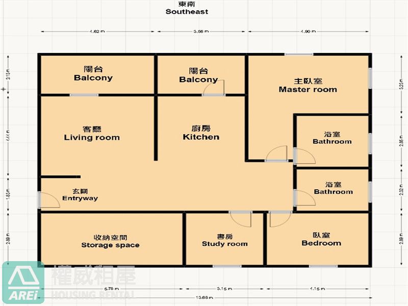 高鐵特區 | 光之寓 | 新光MY LINE 3房平車可租補