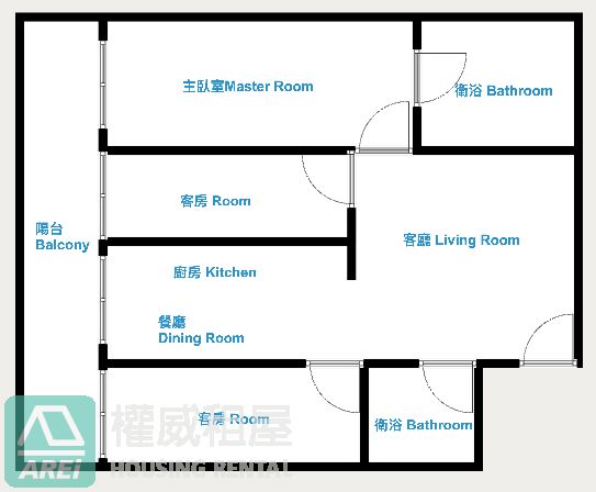 興富發博愛高樓層景觀3房平車