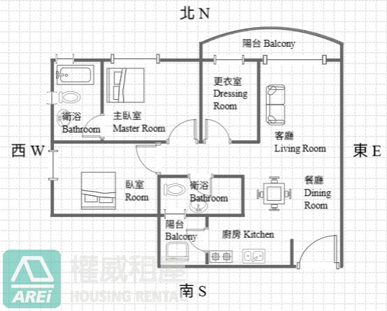🌿生態園區｜日大雍禾｜溫潤木質調3房平車