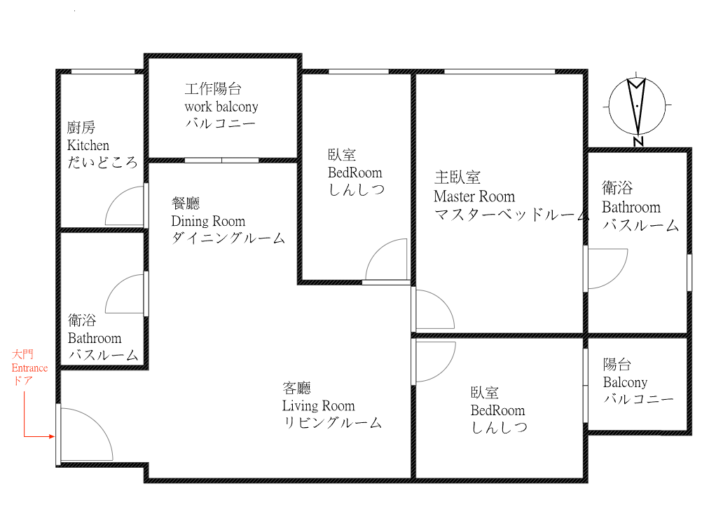 可租補【時尚帝寶】O6捷運信義國小x六合商圈x文化中心商圈(大3房)