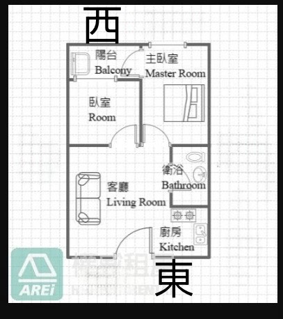 R14巨蛋捷運站｜珈柏麗｜景觀宅2房