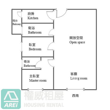 和築豐光｜高科大旁大空間2+1房雙衛可租補