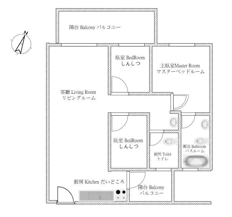 崑庭馥御｜永久棟距極簡風格｜3房平車