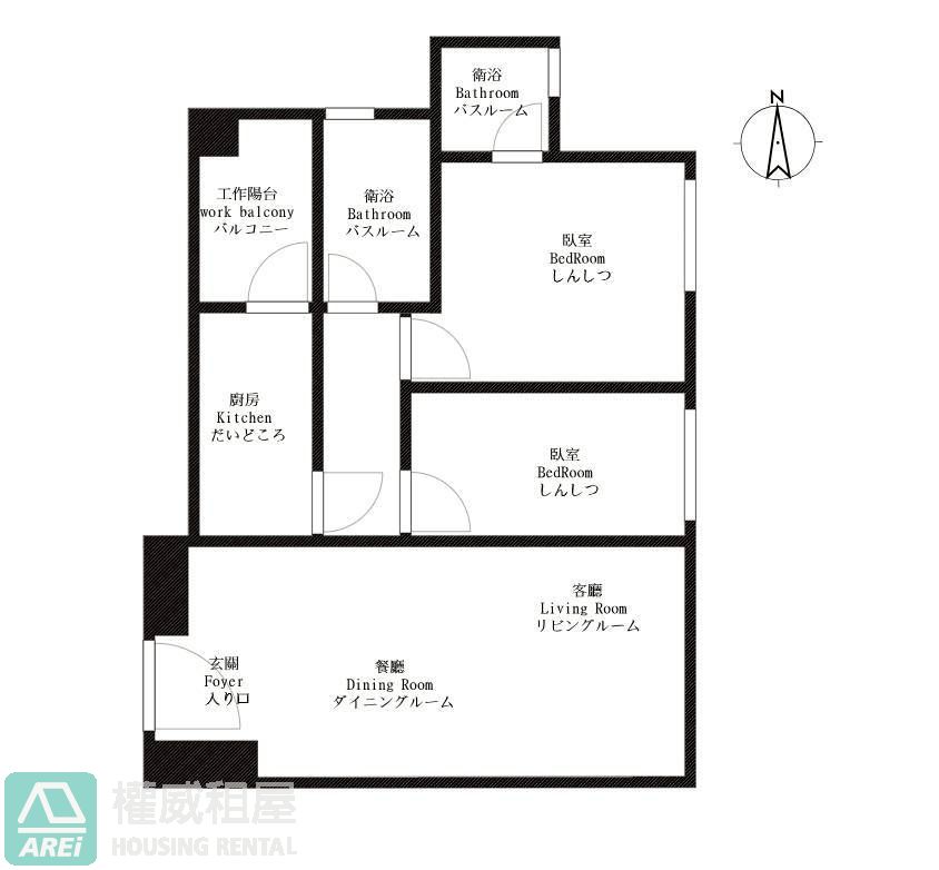 可租補×高樓景觀×大面寬採光×寵物宅×和築豐光2房
